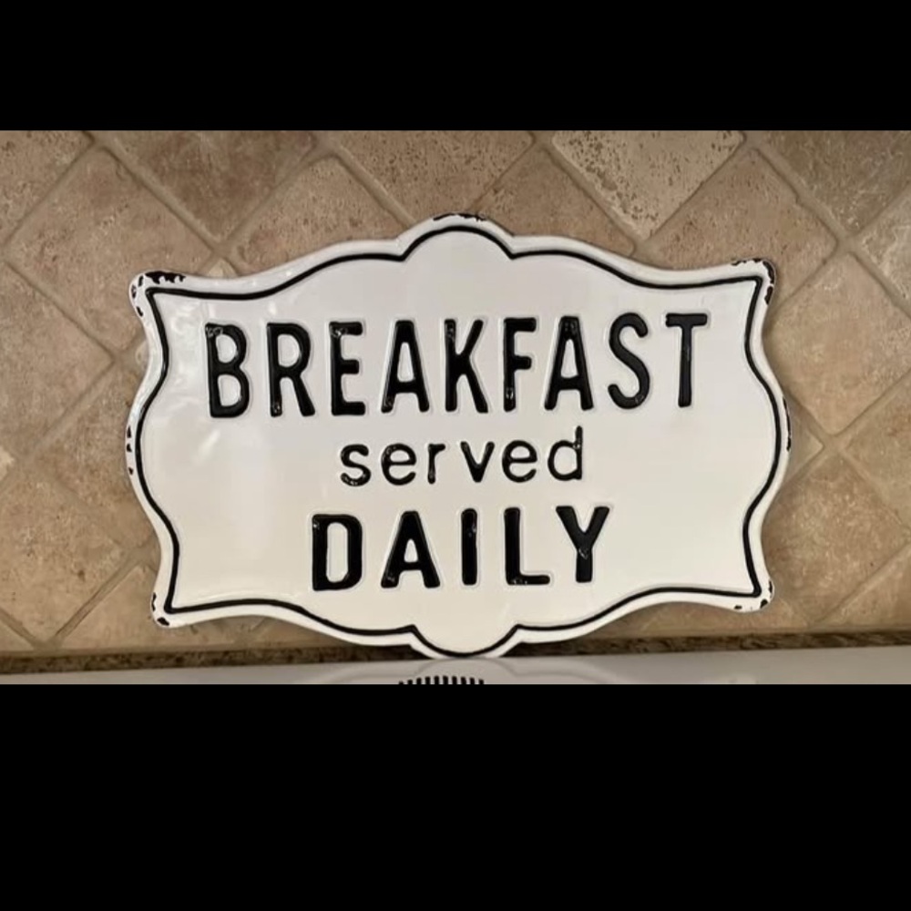 Kitchen sign